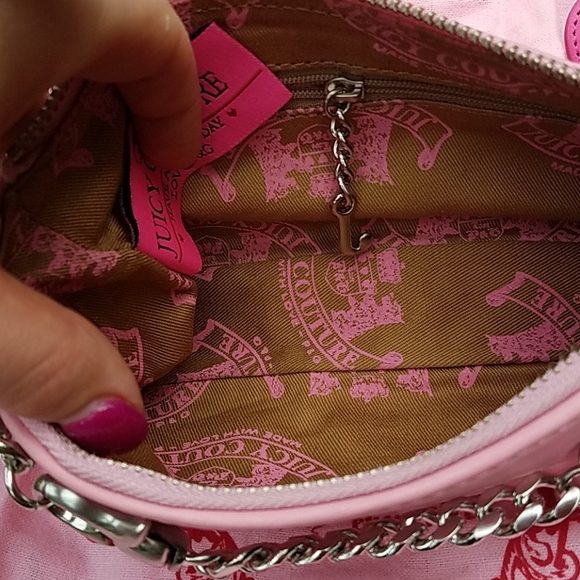*sold* Juicy Couture pink logo baguette handbag - Picture 9 of 9